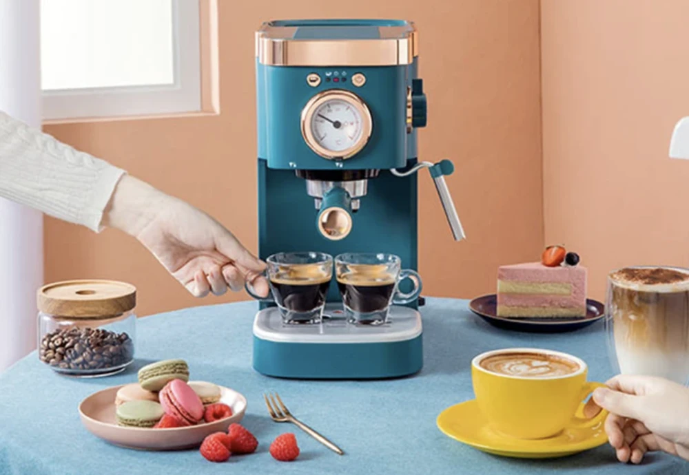 espresso machine with milk steamer and grinder